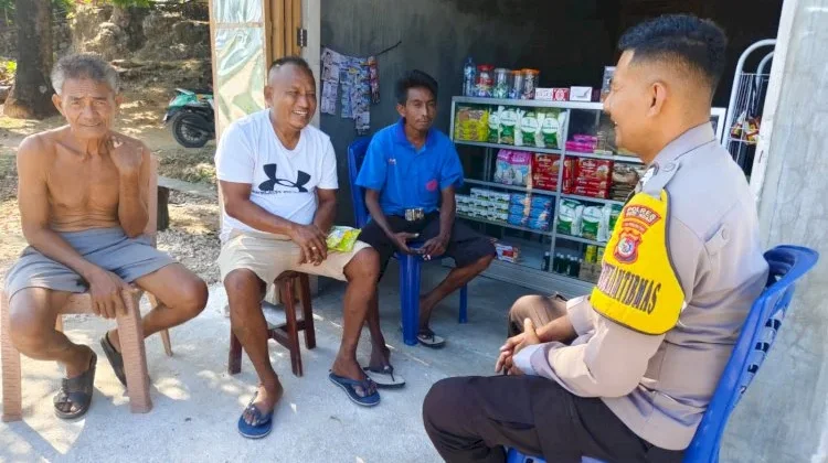 Bhabinkamtibmas Perkuat Kedekatan dengan Warga lewat Kegiatan Sambang