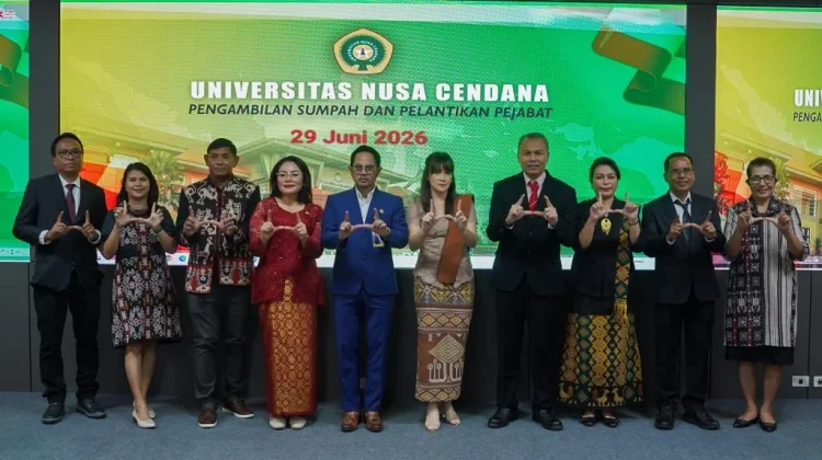 Rektor Undana Lantik Empat Wakil Rektor, Tekankan Kepemimpinan Berintegritas