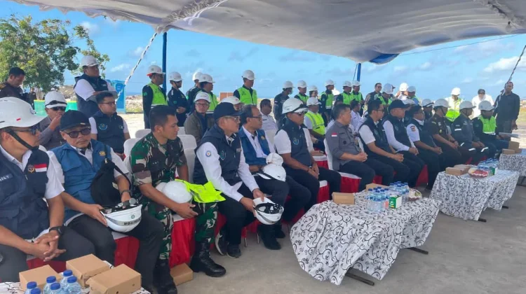 Dandim 1601/Sumba Timur Dampingi Irjen KKP Tinjau Proyek Strategis Perikanan