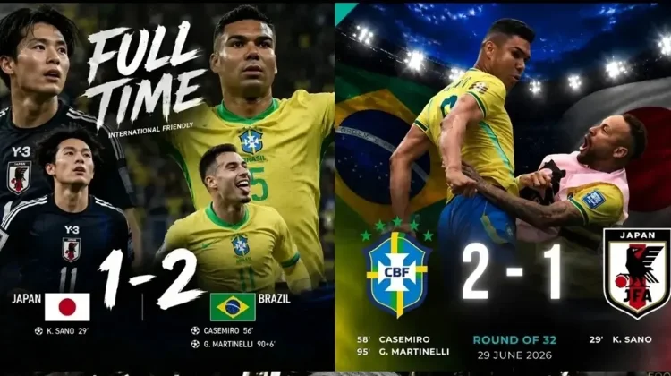 Brasil Taklukkan Jepang lewat Gol Akhir