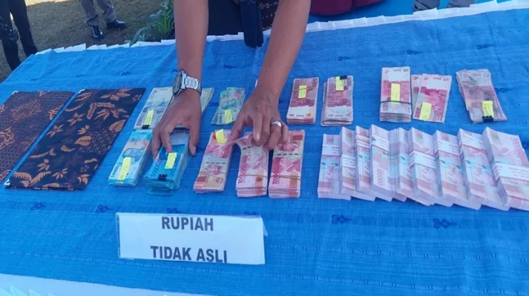 BOTASUPAL NTT Musnahkan 1.723 Uang Palsu di HUT Bhayangkara dan BI
