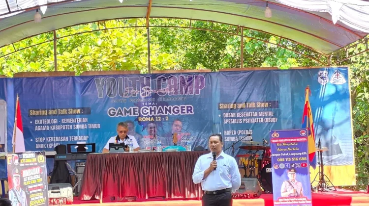 Satres Narkoba Polres Sumba Timur Edukasi Pemuda  Cegah Penyalahgunaan Napza