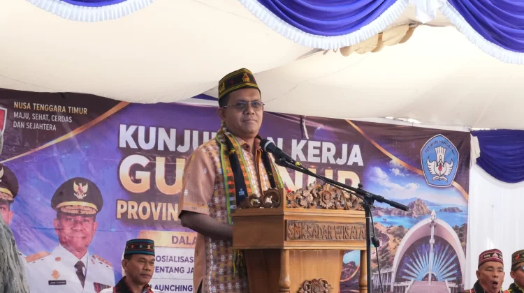 Gubernur Melki Gaungkan Pergub Jam Belajar di SMK Sadar Wisata Ruteng