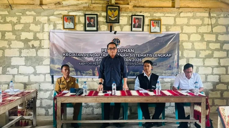 BPN Sumba Timur Sosialisasikan Program PTSL di Desa Ngadulangi Tahun 2026