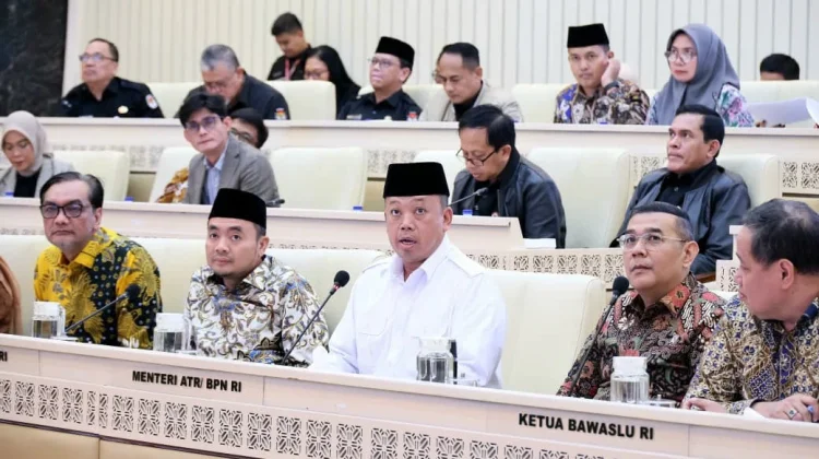 Mentri Nusron Laporkan Realisasi Anggaran ATR/BPN 2025 Capai 95,73 Persen