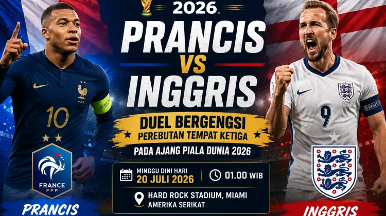 Prancis Hadapi Inggris pada Perebutan Tempat Ketiga Piala Dunia 202