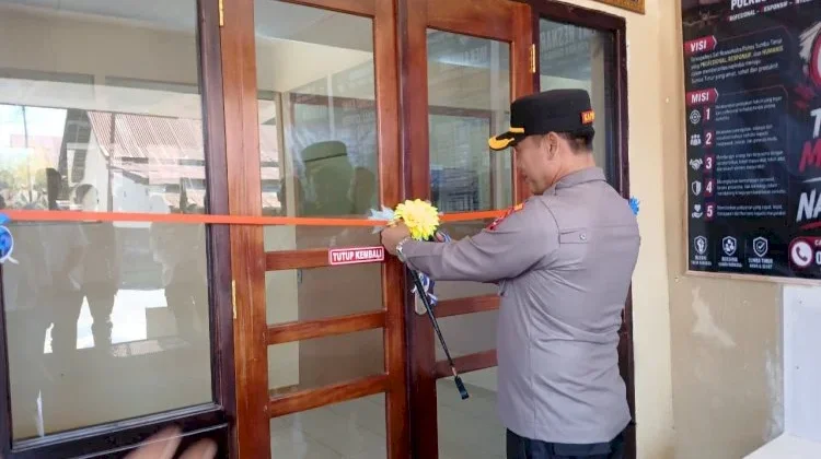 Kapolres Sumba Timur Resmikan Ruangan Baru Satresnarkoba