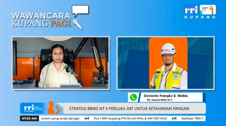 BBWS NT II Perluas Jaringan Irigasi Dukung Ketahanan Pangan Nasional