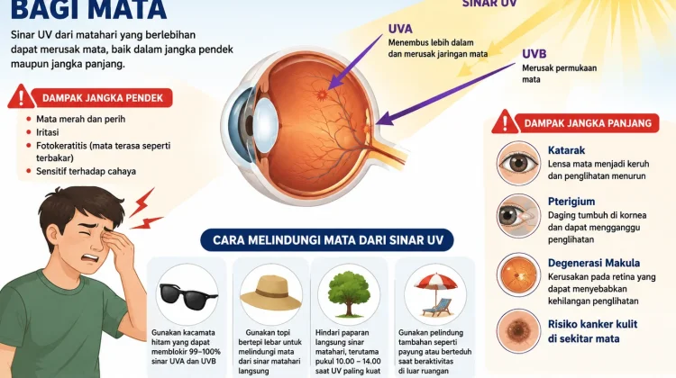 Bahaya Sinar UV bagi Mata dan Cara Melindunginya