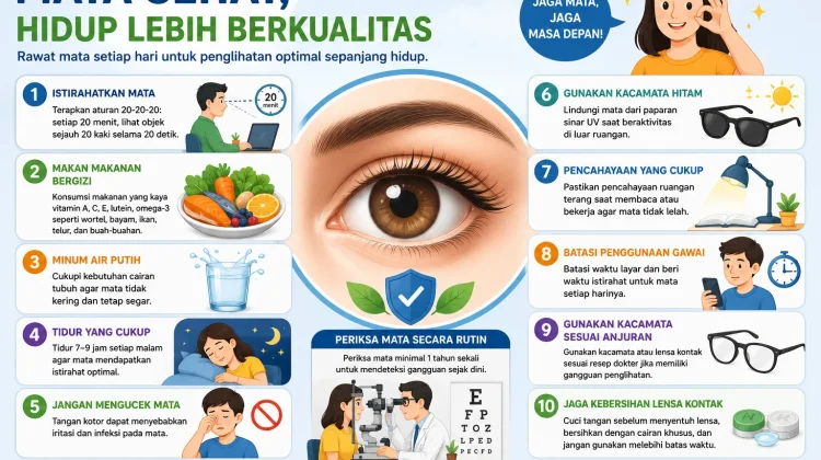 10 Kebiasaan Sehari-hari yang Dapat Menjaga Kesehatan Mata