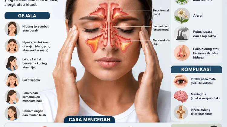 Bahaya Sinusitis: Kenali Gejala, Penyebab, dan Cara Mencegahnya