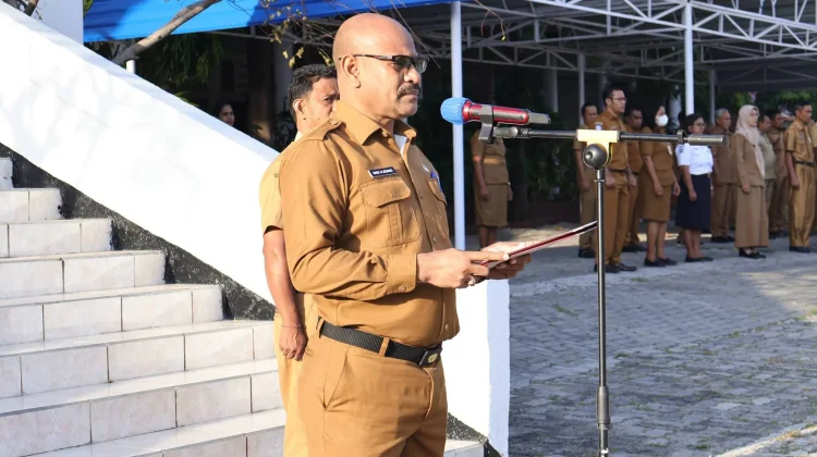 Pemkab Sumba Timur Gelar Apel Kekuatan ASN Dipimpin Asisten Administrasi Umum