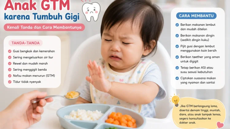 Anak GTM karena Tumbuh Gigi? Kenali Tanda dan Cara Membantunya
