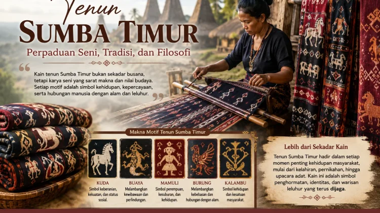 Pesona Kain Tenun Sumba Timur: Perpaduan Seni, Tradisi, dan Filosofi