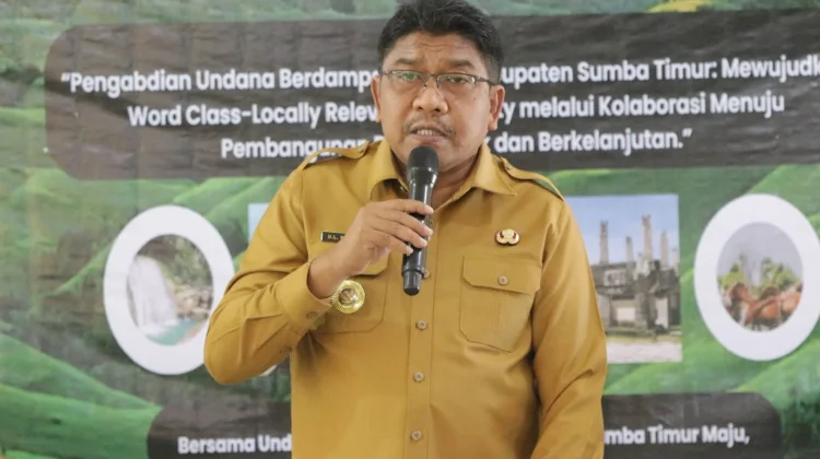 Bupati Sumba Timur Hadiri Launching Pengabdian Masyarakat Undana Berdampak