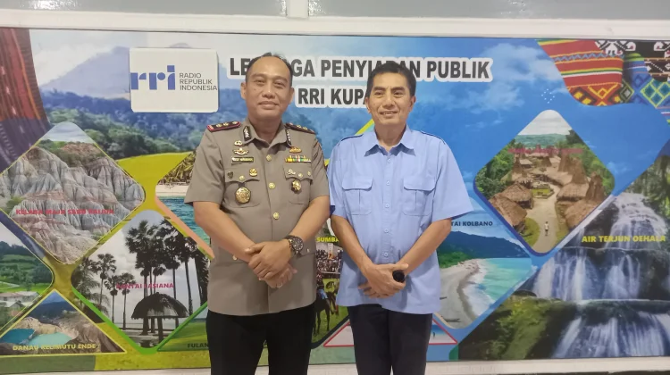 Kapolres Ngada Perkuat Sinergi dengan RRI, Dukung Program Strategis Nasional