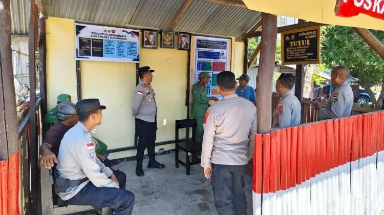 Pos Kamling Namondao Jadi Wujud Sinergi Polri dan Masyarakat