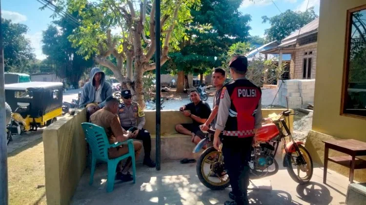 Ciptakan Pasar yang Aman, Polsek Rote Barat Gencarkan Dialog dengan Warga