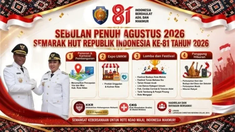 Pemkab Rote Ndao Gelar Semarak HUT RI
