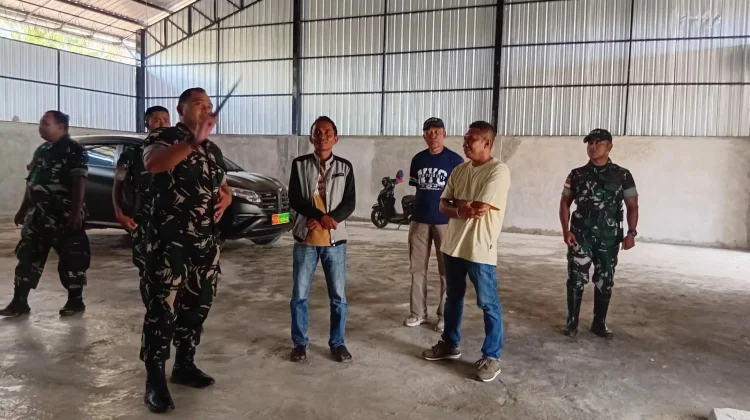 Dandim Sumba Barat Daya Tinjau Pembangunan Koperasi Desa Merah Putih