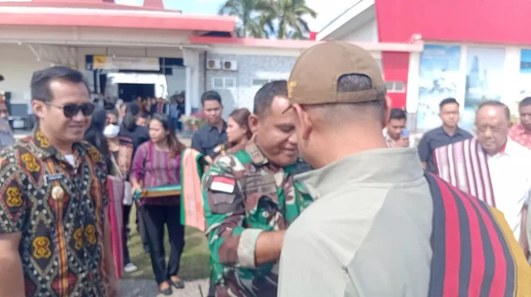 Danramil Hadiri Kunjungan KONI Gubernur NTT SBD