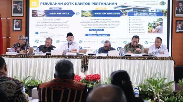 Menteri Nusron Tekankan Pelayanan Pertanahan Harus Dilihat dari Mata Masyarakat