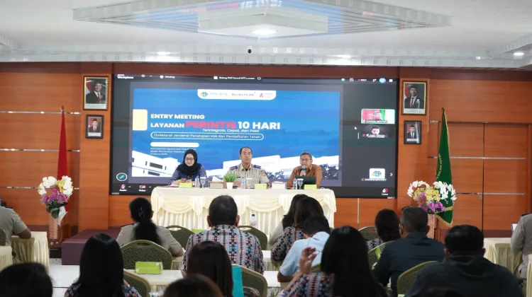 PERINTIS 10 hari, BPN NTT Dorong Layanan Peralihan Hak Lebih Cepat, Mudah, dan Pasti
