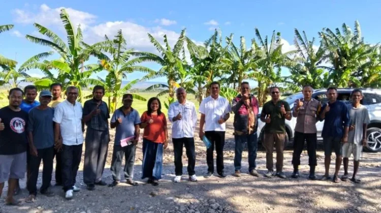 Petani Naibonat Dukung Pengembangan Lahan Pertanian Sinode GMIT