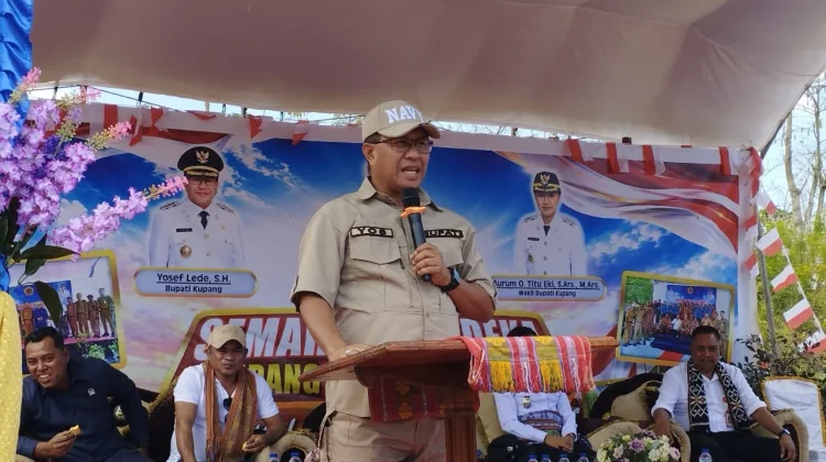 Bupati Kupang Ajak Masyarakat Gotong Royong Bangun Daerah