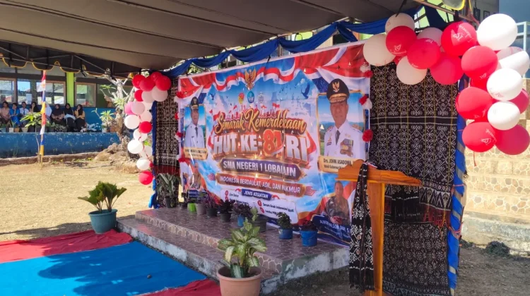 SMA Negeri 1 Lobalain Semarakkan HUT RI ke-81