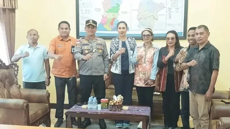 KPU Ngada dan Polres Perkuat Sinergi Kawal Demokrasi Kondusif