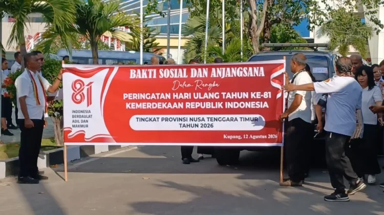 Sambut HUT Ke-81 RI Pemprov NTT Gelar Aksi Kemanusiaan