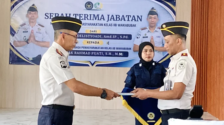 Serah Terima Jabatan Kepala Lapas Waikabubak