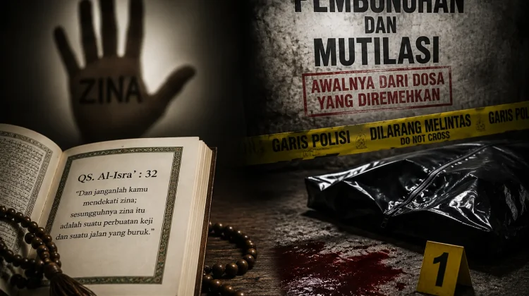 Zina Bisa Jadi Awal Petaka Pembunuhan dan Mutilasi