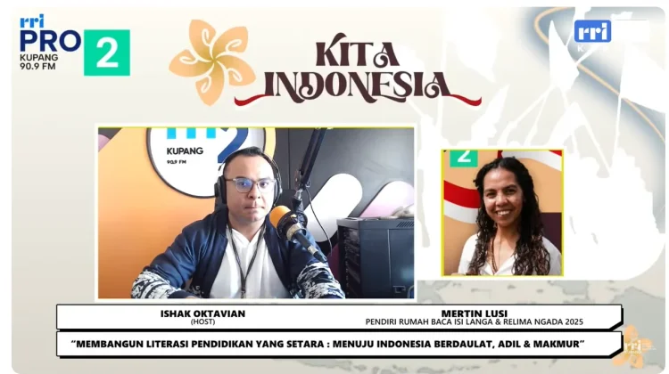 Gempa Flores, Mertin Lusi Dorong Gotong Royong dan Suarakan Penguatan Literasi