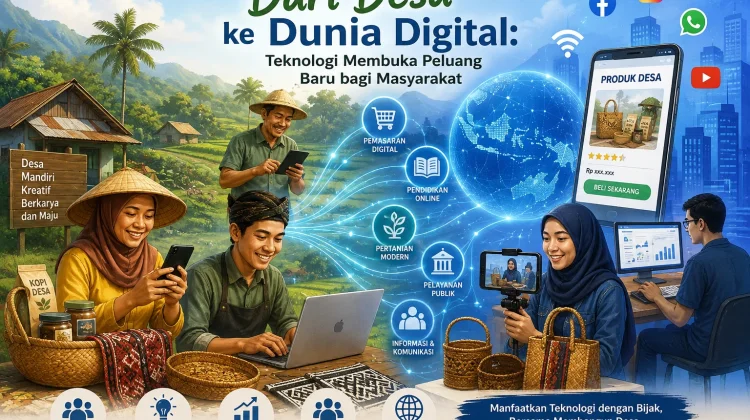 Dari Desa ke Dunia Digital: Teknologi Membuka Peluang Baru bagi Masyarakat