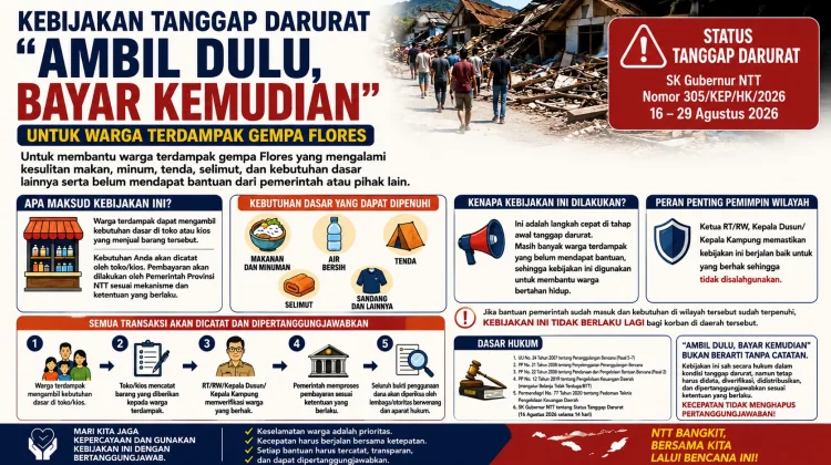 Gubernur NTT : “Ambil Dulu, Bayar Kemudian” Wajib Dicatat dan Diverifikasi