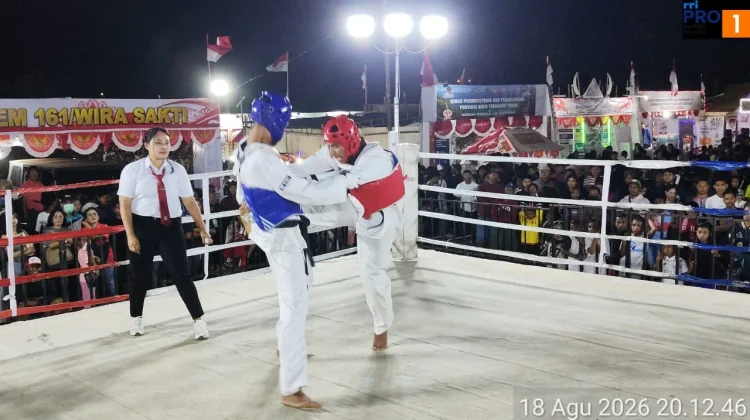 Taekwondo dan Wushu Gelar Open Sparing Amal di Pameran Pembangunan