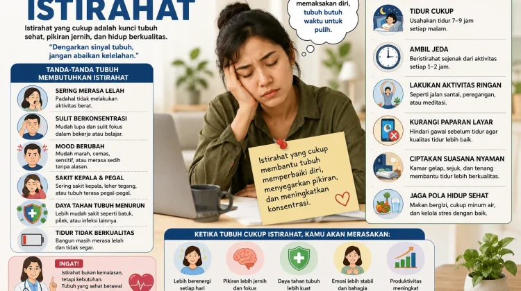 Mengenal Tanda-Tanda Tubuh Membutuhkan Istirahat