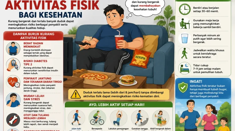 Bahaya Kurang Aktivitas Fisik bagi Kesehatan
