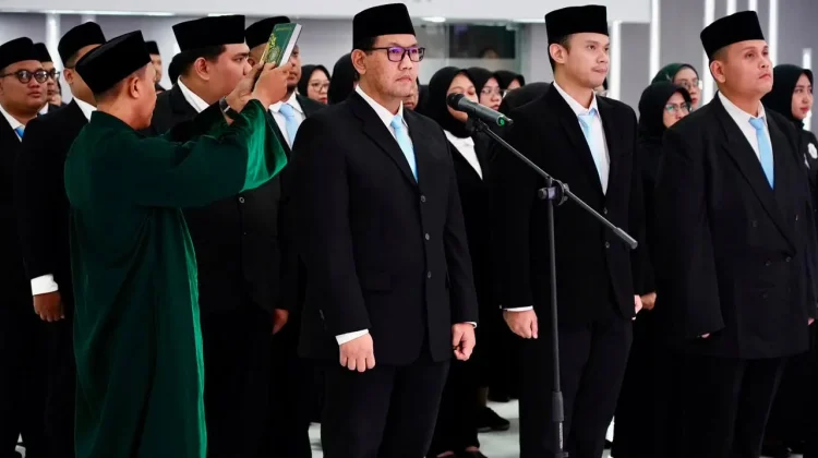 Lantik 1.361 Pejabat, Sekjen ATR/BPN Dorong SDM Jadi Motor Penggerak Perubahan