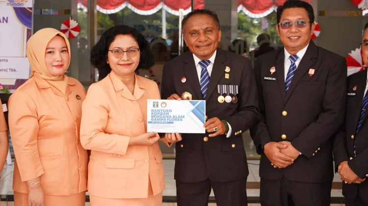 Dharma Wanita Pengayoman Kanwil Kemenkum NTT Galang Donasi