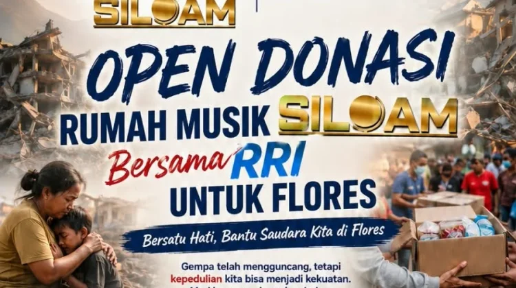 Open Donasi Rumah Musik Siloam Bersama RRI untuk Flores