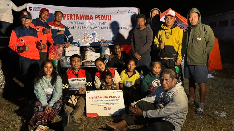 Pertamina Patra Niaga Terjang agar Bantuan Bisa Tiba untuk Warga Palue