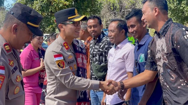 Kapolres Sumba Timur Kunjungi Tiga Polsek Perkuat Sinergitas Kamtibmas
