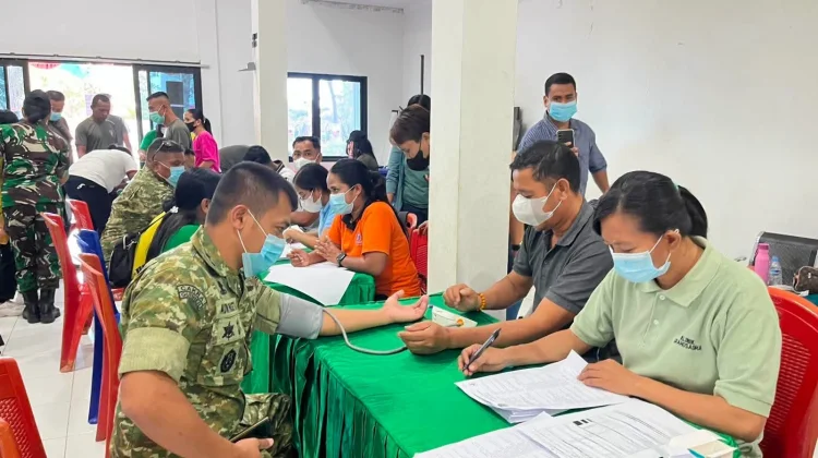 Kodim Gelar Pemeriksaan Kesehatan Gratis bagi Prajurit dan Masyarakat