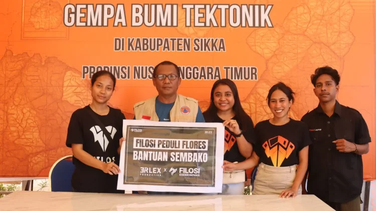 Erlex Foundation Salurkan Bantuan Sembako untuk Warga Terdampak Gempa di Sikka