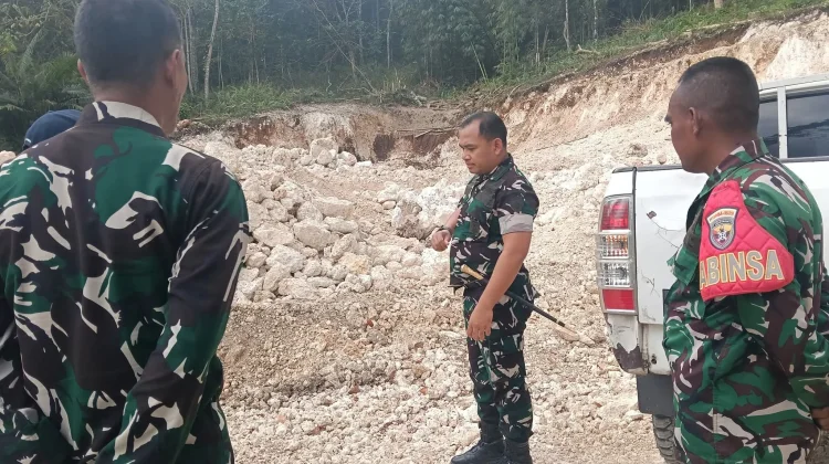 Dandim Cek Pembangunan Koperasi Desa Merah Putih
