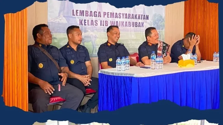 Perkuat Sinergi, Kalapas Waikabubak Gelar Tatap Muka Perdana