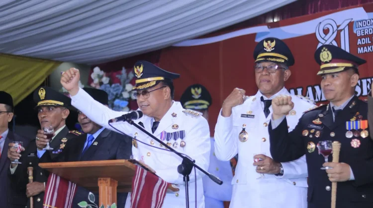 Bupati Sumba Barat Pimpin Toast Kenegaraan HUT Kemerdekaan